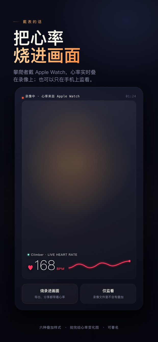 把心率烧进画面